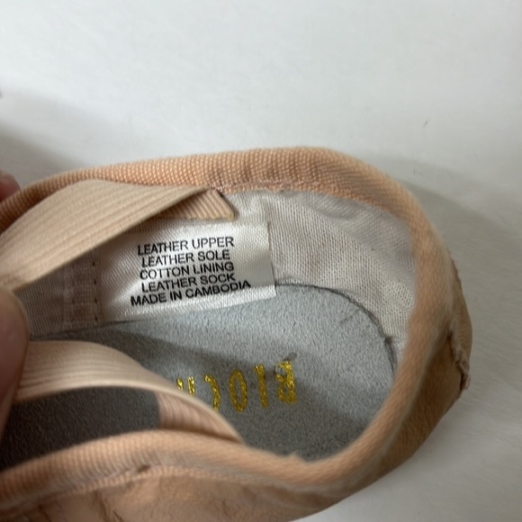 Bloch Dance Girl's Dansoft Full Sole Leather Toddler Ballet Slipper/Shoe, Pink - Picture 6 of 10